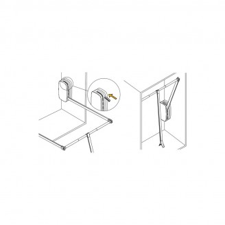 Afstandshouders voor design kledingliften