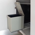Uittrekbare inbouw afvalbak 16 liter