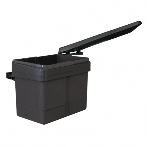 Afvalbak inbouw 15 liter antraciet
