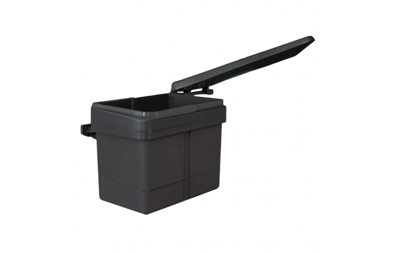 Afvalbak inbouw 15 liter antraciet