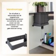 Afvalbak inbouw 15 liter antraciet