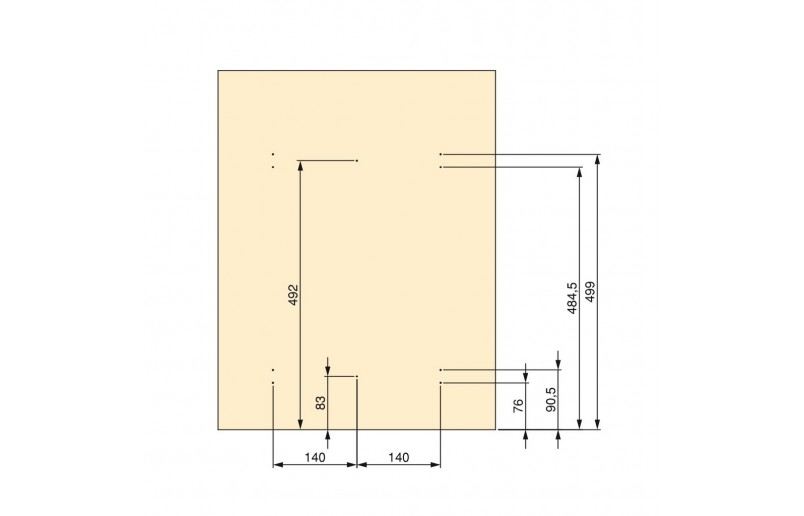 Uittrekbare inbouw afvalbak 2x35 liter antraciet 