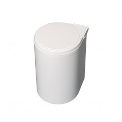 Afvalbak inbouw 13 liter wit 