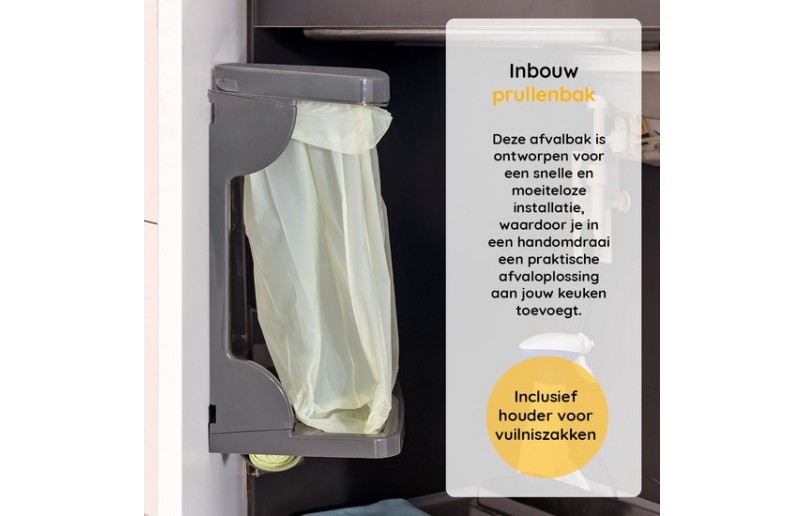 Afvalzakhouder voor o.a. keukenkastjes