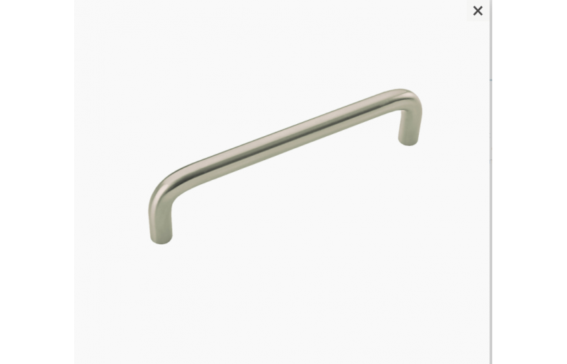 Beugelgreep mat vernikkeld