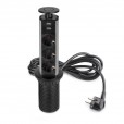 Meubel stopcontact met RA stopcontacten en USB uittrekbaar