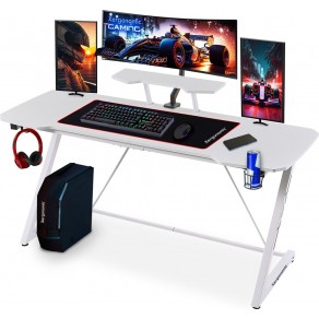Gaming bureau Morpheus Subzero 160cm wit
