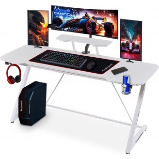Gaming bureau Morpheus Subzero 160cm wit