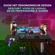 Gaminig bureau Neon recht model met hoekverbreding zwart