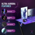 Gaming bureau Xergax recht model zwart