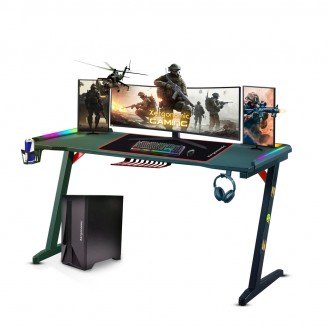 Gaming bureau Hard2Kill met verlichting