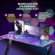 Gaming bureau Xergax recht model zwart