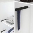 Dassenhouder / riemenhouder / handtassenhouder antraciet 