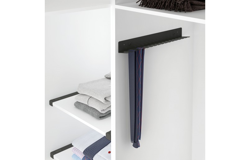 Dassenhouder / riemenhouder / handtassenhouder antraciet 