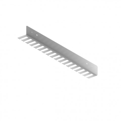 Dassenhouder / riemenhouder / handtassenhouder zilver 