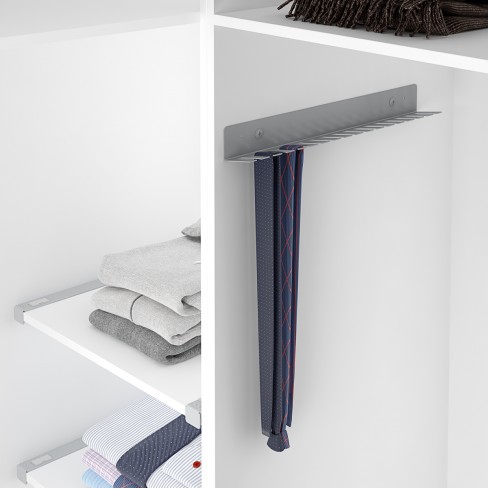 Dassenhouder / riemenhouder / handtassenhouder zilver 