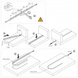 Flexibele ledstrip 2700K voor groef van 4x11 mm, lengte 5040 mm
