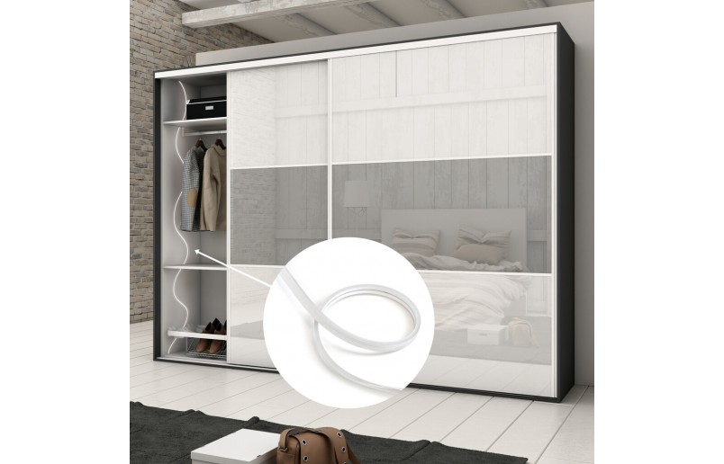 Flexibele ledstrip 2700K voor groef van 4x11 mm, lengte 5040 mm