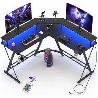 Gaming hoekbureau Infinity met ledverlichting