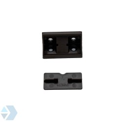 Hoekverbinder bruin, verpakking van 25 stuks
