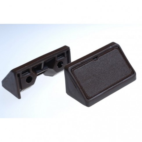 Hoekverbinder bruin, verpakking van 25 stuks