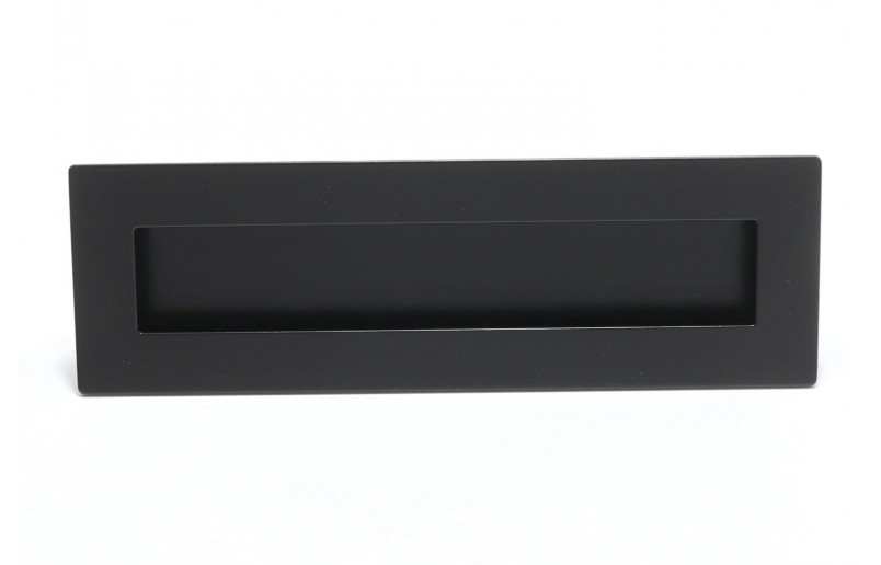 Inlaatgreep Coby  mat zwart 175x55 mm