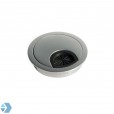 Kabeldoorvoer mat chroom ø 60mm metaal