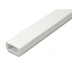 Kabelgoot wit zelfklevend 20x10 mm  Kabelgoot wit zelfklevend 20x10 mm