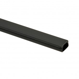 Kabelgoot antraciet zelfklevend 20x10 mm 