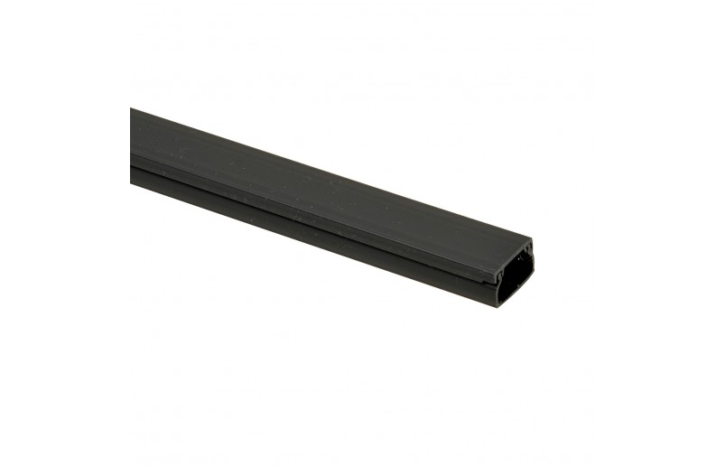 Kabelgoot antraciet zelfklevend 20x10 mm 