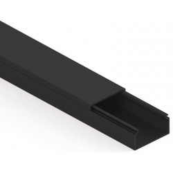 Kabelgoot zwart zelfklevend 35x15 mm  