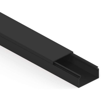 Kabelgoot zwart zelfklevend 35x15 mm  