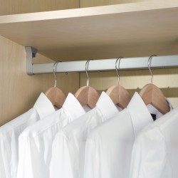 Kastroede middensteun zilver plankmontage