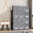 Modulaire kledingkast XXL zwart -
