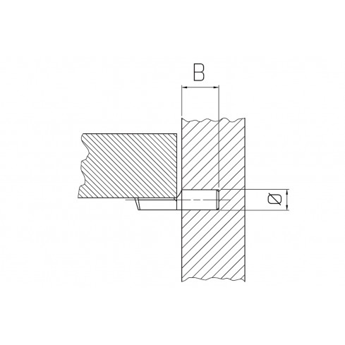 Kastplankdrager lepelmodel 