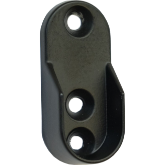 Kastroedehouder zwart (zijwand) 