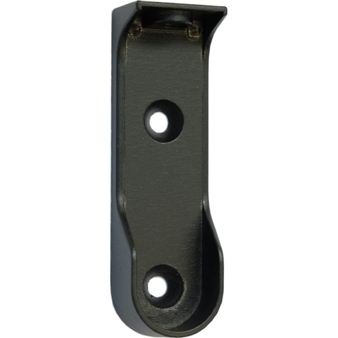 Kastroedehouder zwart (zijwand of onder plank) 