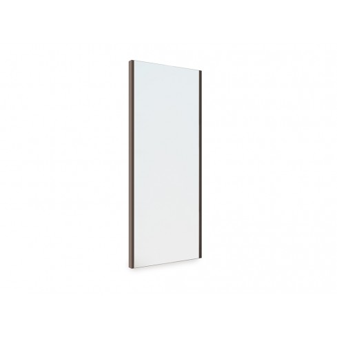 Uittrekbare en draaibare kastspiegel  mokka 100x35 cm
