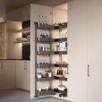 Uittrekframe voor keukenkasten met hoogte 178 cm en kastbreedte 450 mm