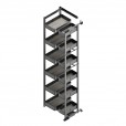 Uittrekframe voor keukenkasten met hoogte 178 cm en kastbreedte 450 mm