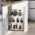 Uittrekframe met 3 manden voor keukenkasten met kastbreedte 300 mm 