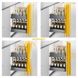 Uittrekframe met 2 opberg plateaus voor keukenkasten met breedte 300 mm