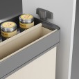 Uittrekframe met manden en broodzak voor keukenkasten met kastbreedte 300 mm
