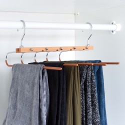 Broekenhanger voor 5 broeken horizontaal/verticaal