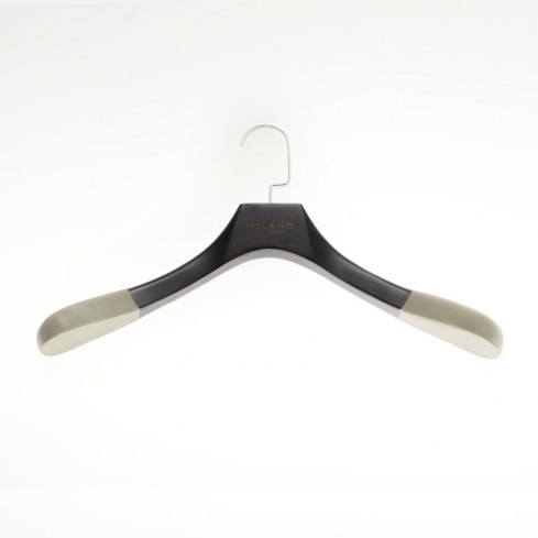 Kledinghanger A kwaliteit, antique gelakt platte chrome haak 