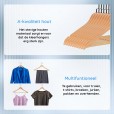 Kledinghanger A kwaliteit, blank gelakt zwarte haak 