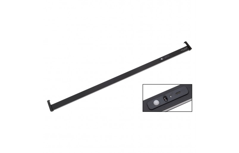 Kledingroede met LED verlichting (oplaadbaar) zwart