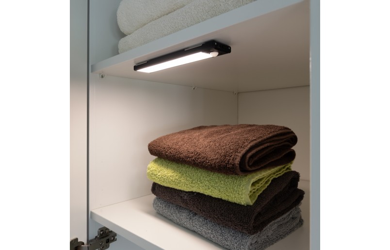 Oplaadbare kastlamp met sensor en instelbare lichtkleur en lichtsterkte