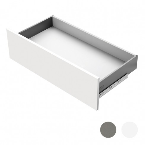 Slimbox ladenset 120 mm hoog antraciet