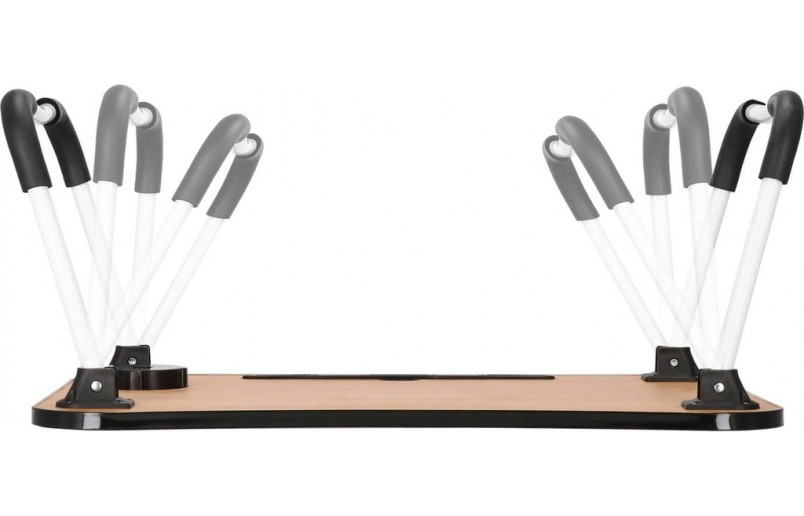 m MU Bedtafel, zwart, ontbijt, inklapbaar, verstelbaar, draagbaar, voor laptop, pc, notebook-, computer-, tabletstandaard, 60 x 40 x 28 cm (zwart